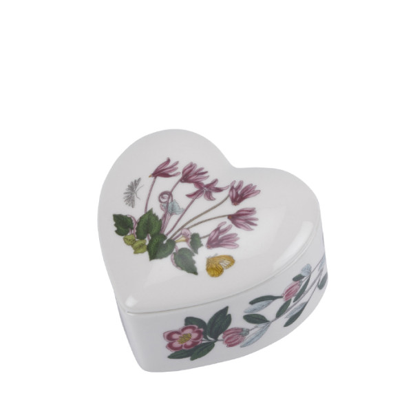 Botanic Garden Heart Trinket Box 3.5 inch 9.5 cm