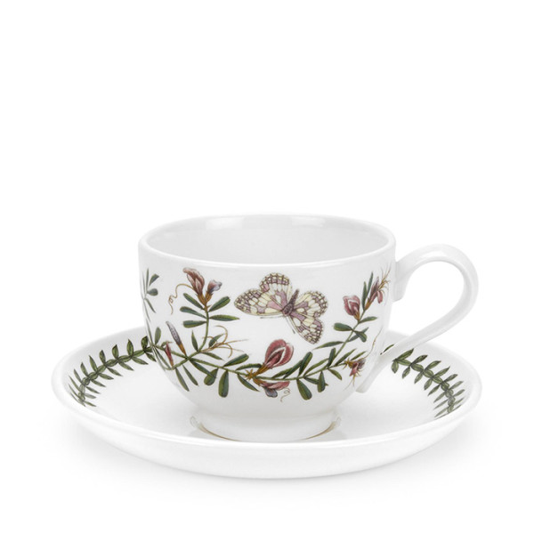 Botanic Garden Teacup and Saucer Common Vetch 0.20L 7oz. 