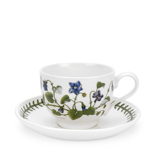 Botanic Garden Teacup and Saucer Sweet Violet 0.20L 7oz.