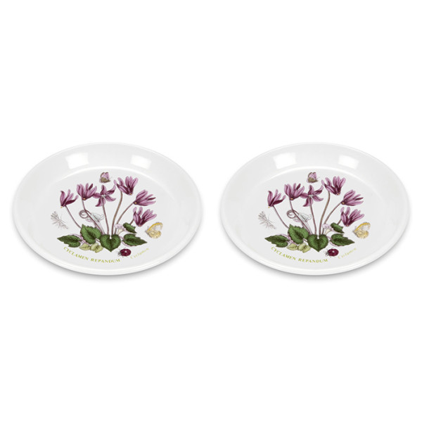 Botanic Garden Sweet Dish Cyclamen Set of 2