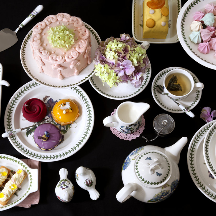 Portmeirion Botanic Garden Plate 8 inch 21.5cm. Set of 6