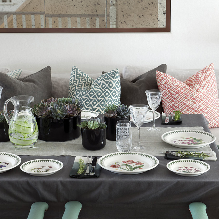 Portmeirion Botanic Garden Plate 10 inch 26.5cm. Set of 6 